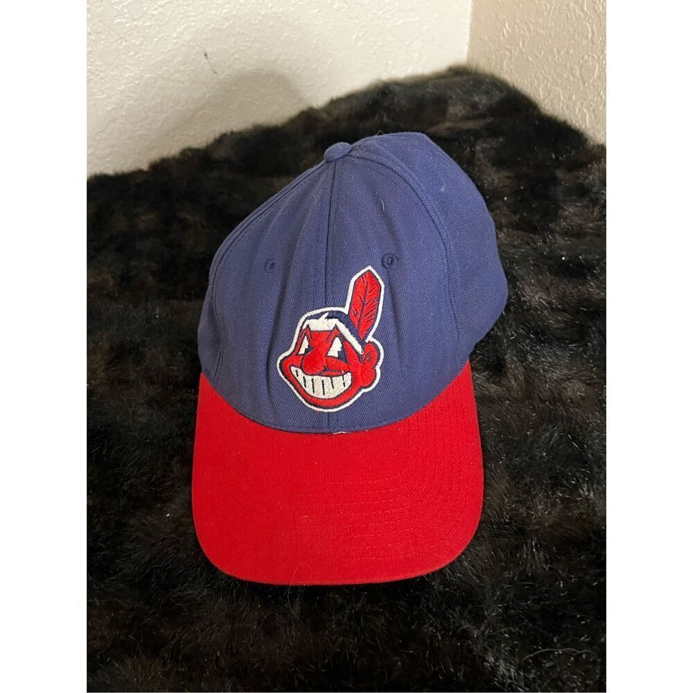 Cleveland Indians Starter Vintage Wool Cap Hat Fits Most - Starfit 7 1/8 - 7 3/